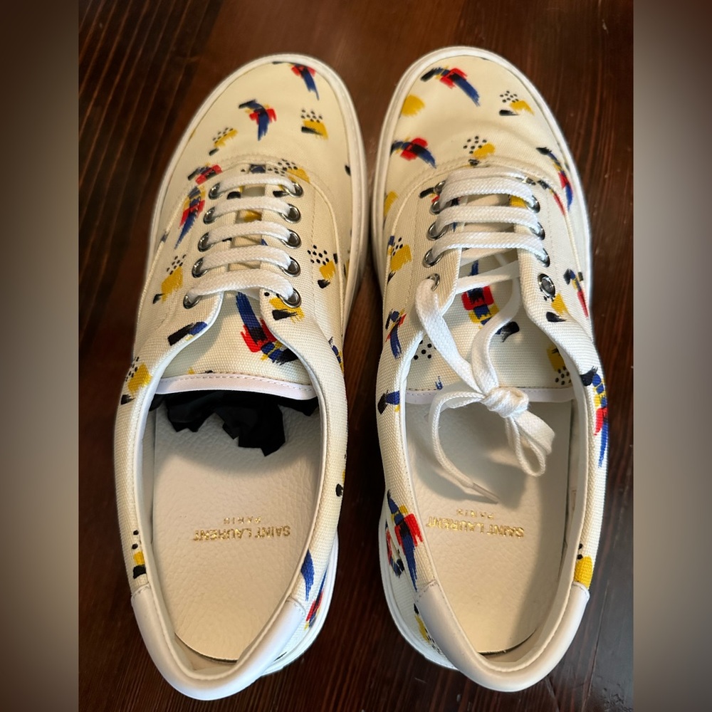 NEW Saint Laurent Venice Off White Sneakers